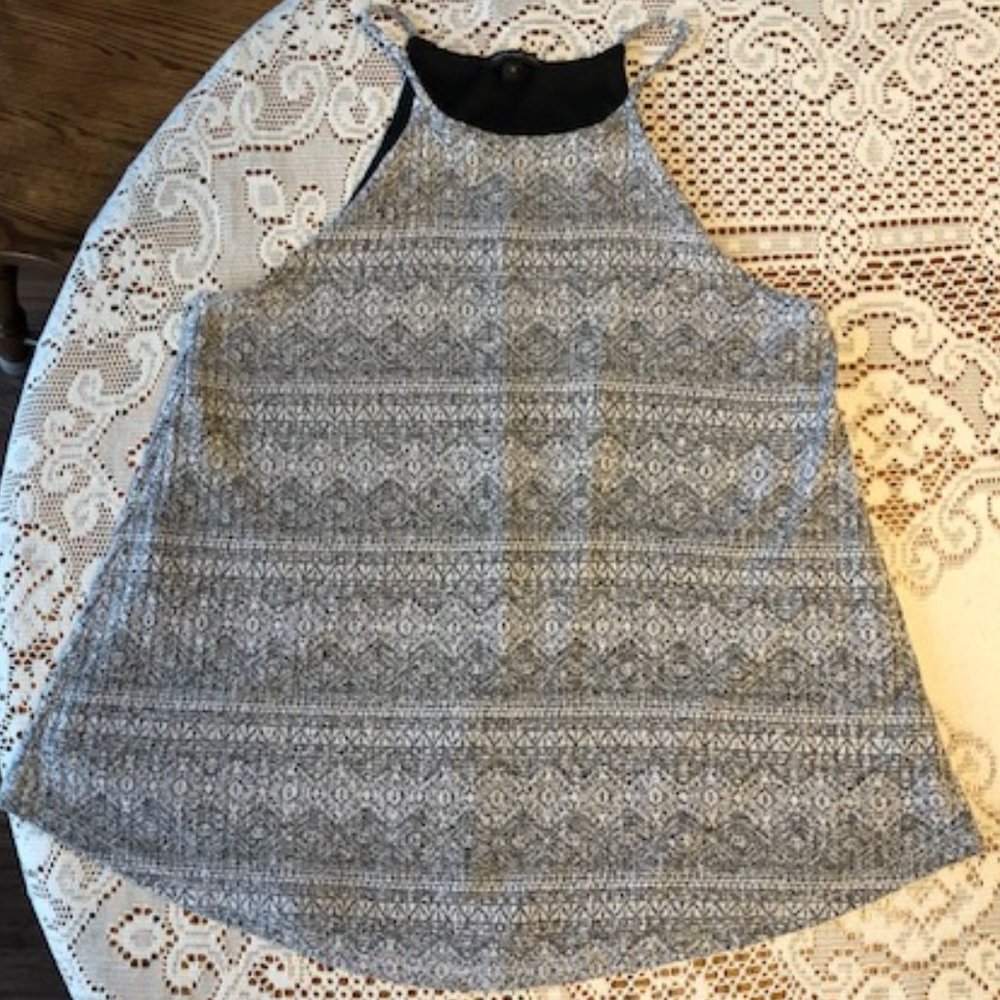 High Neck Strappy Tank - size medium